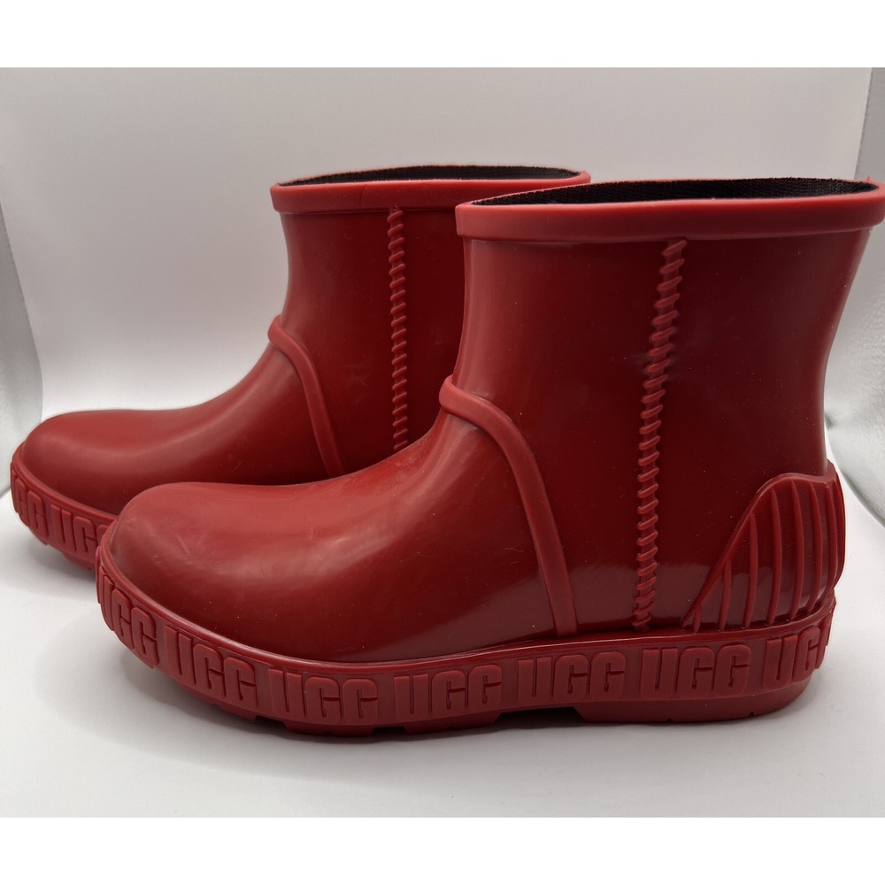 NEW! UGG DRIZLITA - Kids Waterproof Rain Boots -1130361K - Red - Size 1